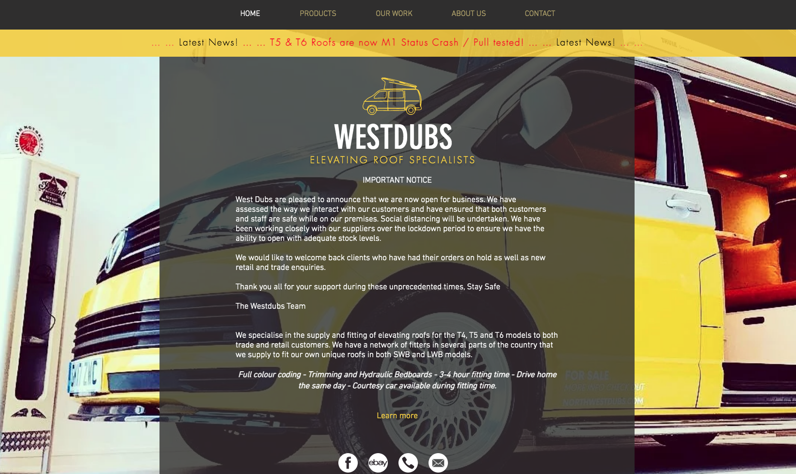 online shop website example